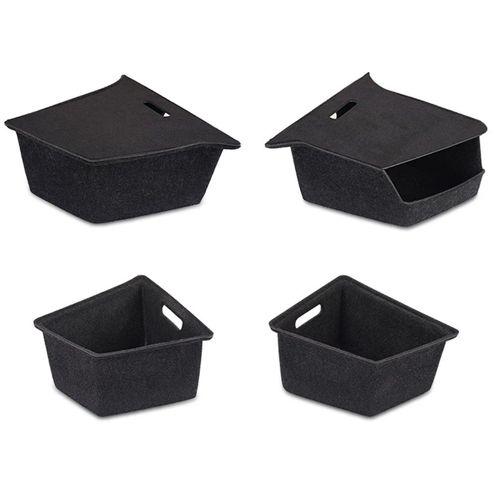 

Ящик для хранения аксессуаров для салона автомобиля, ящик-органайзер для огнетушителя Tesla Model Y, багажник автомобиля