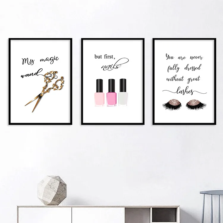 Новый скандинавский минималистичный модный постер для гостиной Парикмахерская