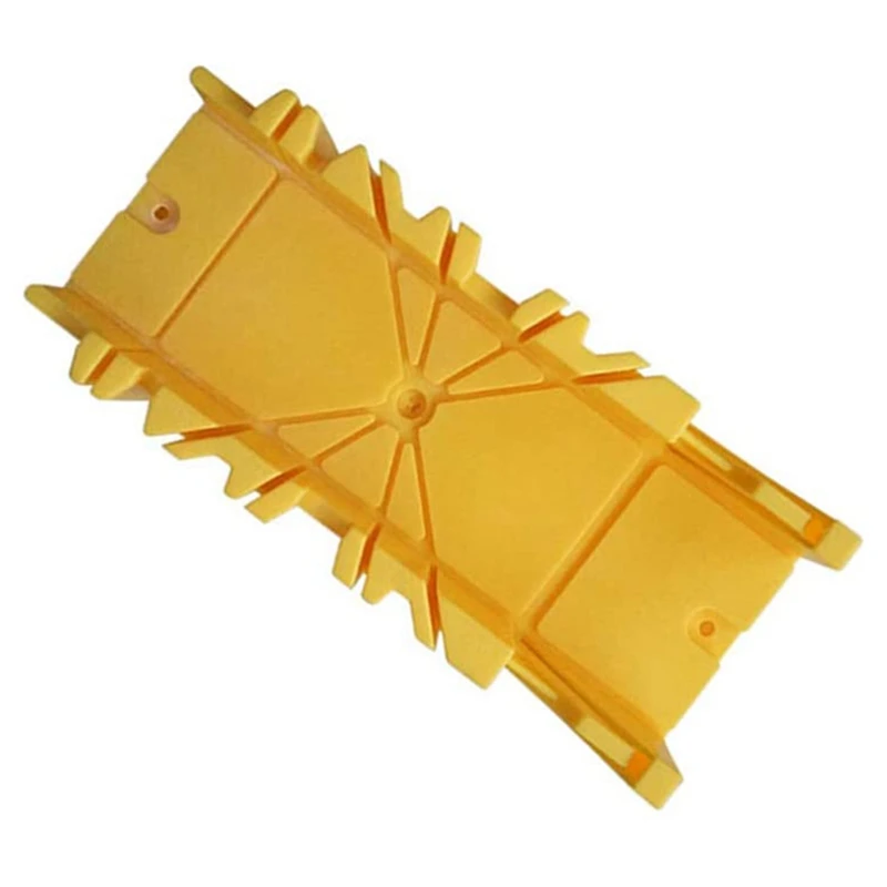 

Multipurpose Miter Saw Box Cabinet 45/90 Degree Saw Blade DIY Woodworking Tool 12 Inch Miter Box 4 Types Degree Angle