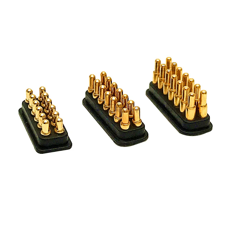 

2pcs Spring Pogo Pin Connector 6 7 Pin Pitch 1.8 MM Through Holes PCB Mount Male Probe Power Charge