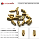 Alconsta -10 шт. основной струйный для Keihin OKO KOSO PE PWK FCR Carb Карбюратор KE Шестигранная Форсунка главного инжектора мотоцикла