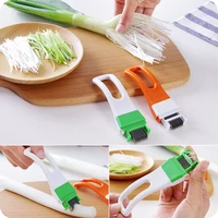 stainless steel green onion slicer plastic handle shredder cutter vegetable scallion shred cut tool for kitchen tools gadgets