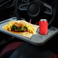 auto steering wheel desk car storage tray home kitchen storage holder food plates nut fruit cake tray computer stand plate