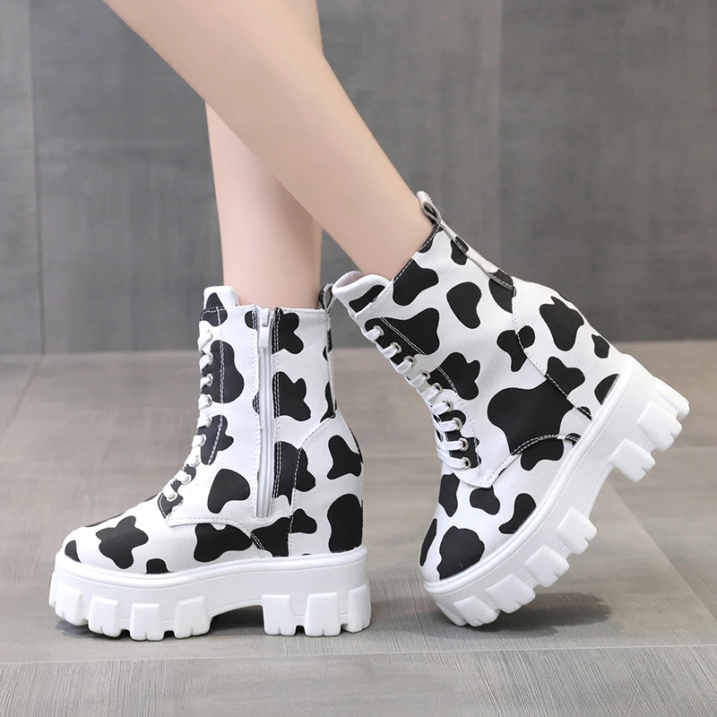 

Женские ботинки 2021, модные ботинки с леопардовым принтом, сезон весна-осень-зима, удобные тканевые ботинки для отдыха на коротком каблуке дл...