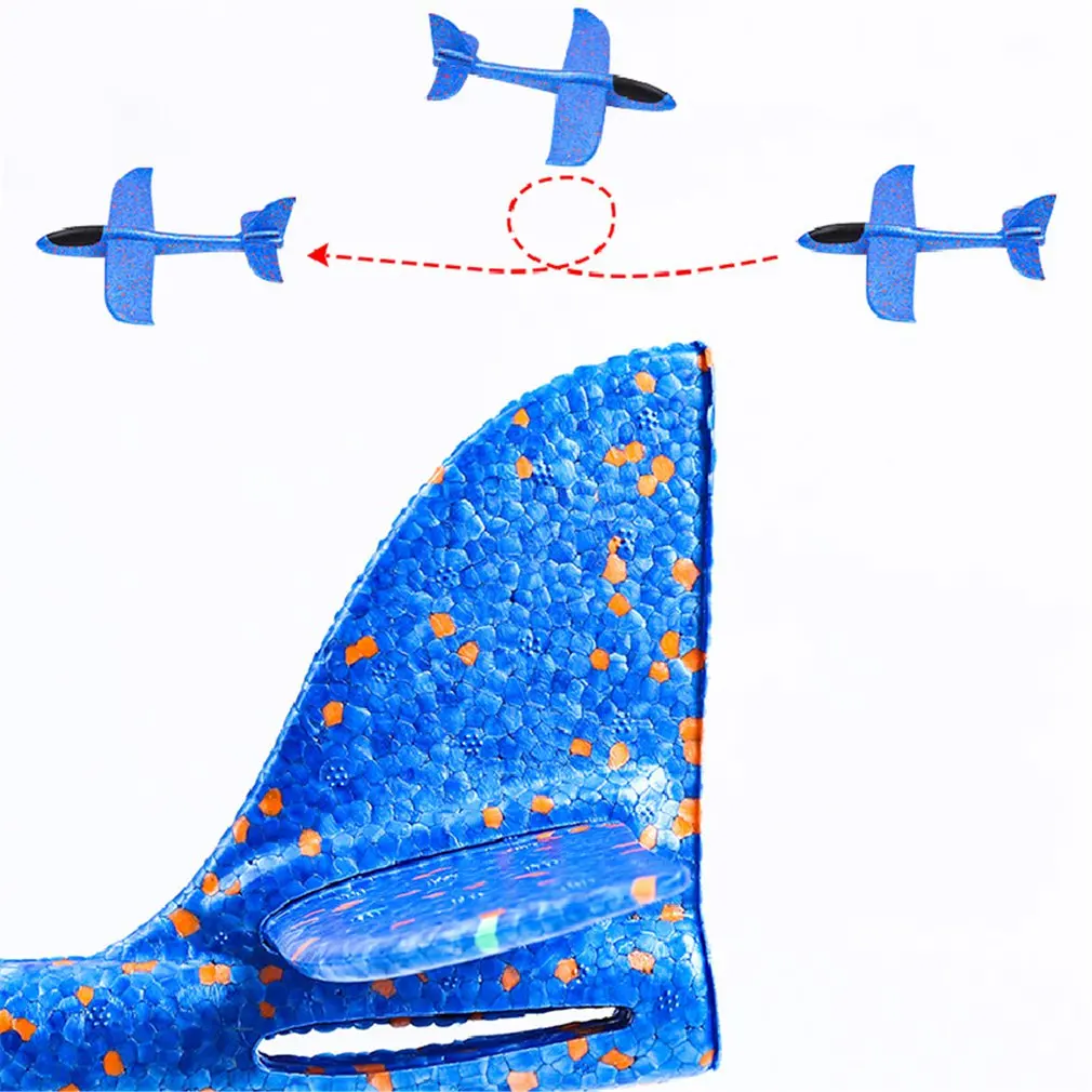 Ручной запуск со светодиодной подсветкой для метания планерный самолет