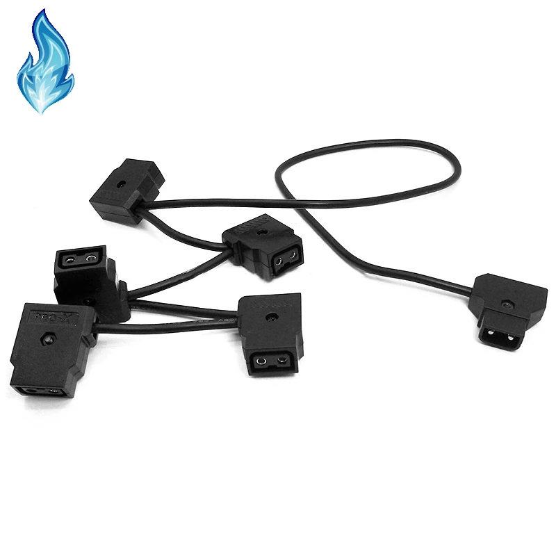 D-Tap DTap Spliter Power Male Connector to 5 P / D Tap Female Tip Cable Cord for Anton Bauer широковещательные аксессуары