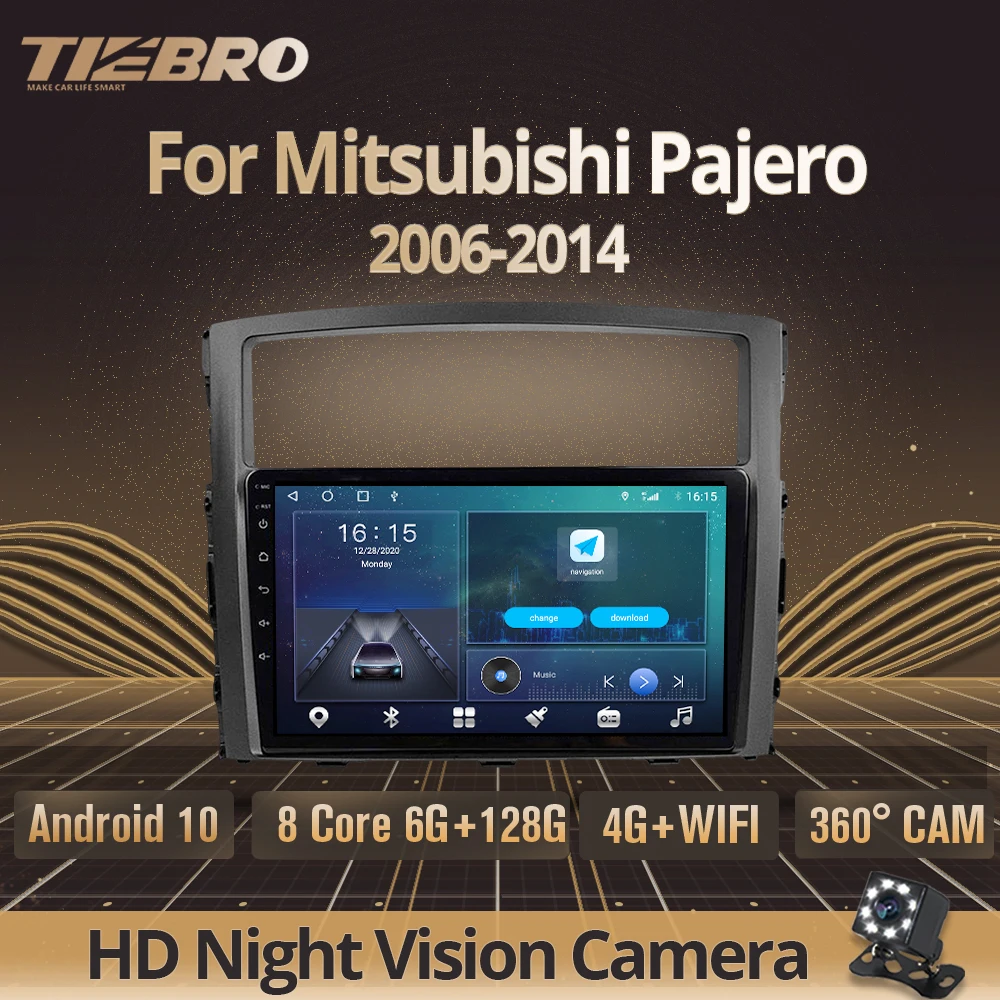 

Автомагнитола 2DIN на Android 10,0 для Mitsubishi Pajero 2006-2014, стереоприемник, GPS-навигация, автомагнитола DSP, Автомобильное видео, NO 2DIN DVD