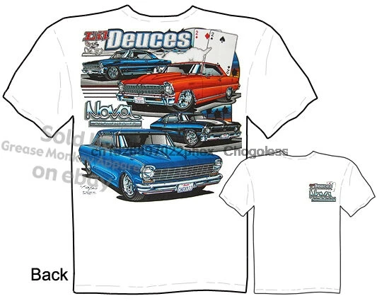 Футболки Nova 62 63 64 65 66 67 68 69 Chevy футболка Lil Deuces тройник M L XL 2XL 3XL|Мужские футболки| |