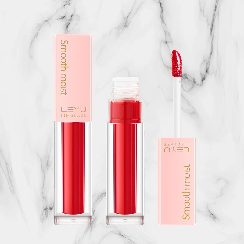 Горячая вода блеск губ глазурь увлажняющий водостойкий не выцветает губная