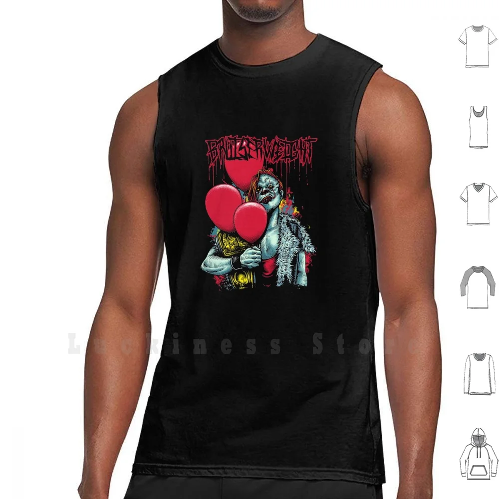 

Bruiserweight Clown Halloween tank tops vest sleeveless Bruiserweight Clown Halloween Murder Zombie Bruiserweight