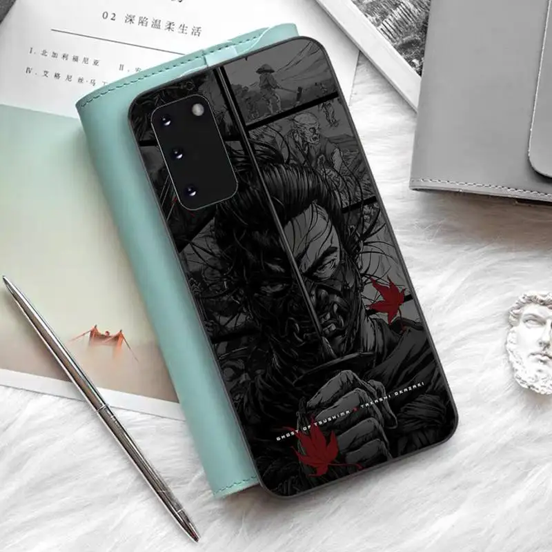 TOPLBPCS ghost of tsushima роскошный уникальный чехол для телефона Samsung S6 S10 5G S7 EDGE S8 S9 S20 PLUS