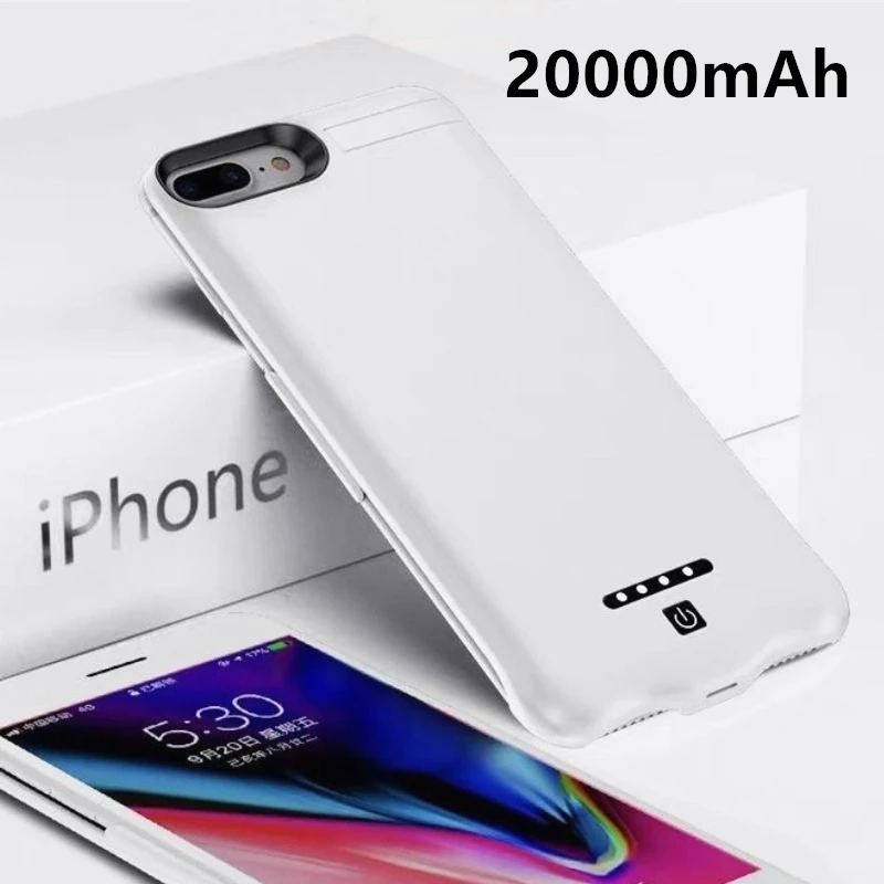 

NEW Power Bank For iPhone 6 6s 7 8 plus Charging Case For Iphone 11 Pro Max case 11pro Ultra-thin Battery Charger Cases 20000mah