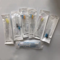 50pcs per pack disposable microcannula 18g 30g dermal injection types of blunt tip needle micro cannula for fillers