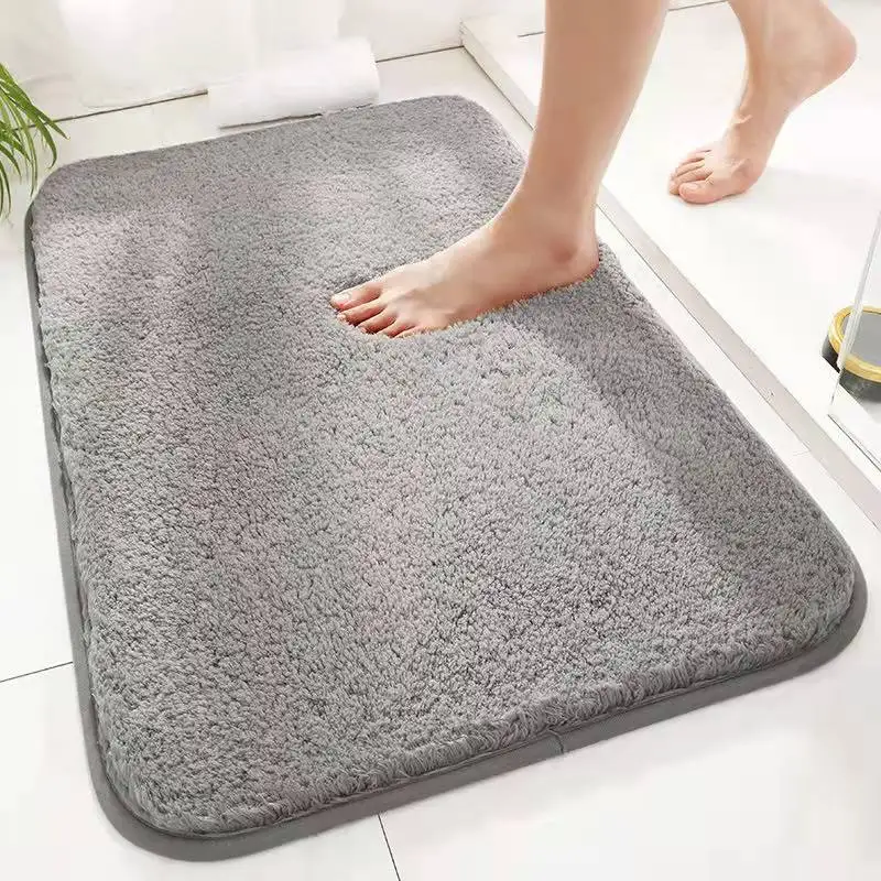 

Однотонный коврик для ванной и кухни, 3 размера
