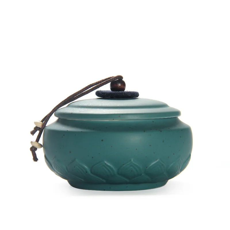 Ceramic Tea Cans Meteor Glaze Small Sealed Decorations Lovely 8 Kinds of Chinese Kungfu Teaware Container | Дом и сад