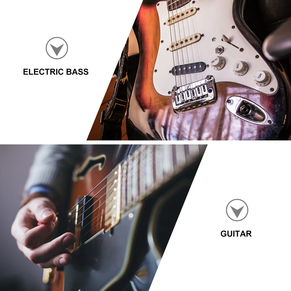 

5pcs Steel Strings for 5 String Bass Guitar (Silver)