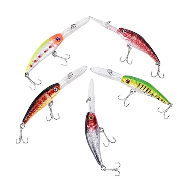 

7PCS Fishing Lures Bass Crankbait Hooks Tackle Crank Baits 10cm/7.8g