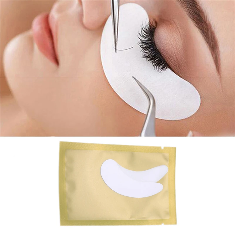 Полезные подкладки для наклеивания ресниц гель патч без ворса расширение маска