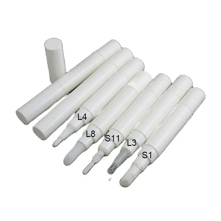 Белая пластиковая Косметическая ручка для блеска губ 5 мл бальзам тушь ресниц