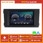 Автомобильное радио DSP Android 11 Carplay для Audi A6 C5 1997-2004 S6 2 RS6 1 2002-2006 GPS навигация автомобильный мультимедийный видеоплеер 4GLTE