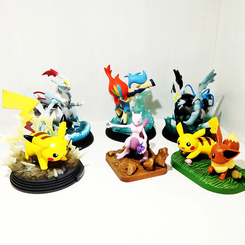 

Pocket Monsters Pokemon Ichibansho Figure Kyurem Genesect Mewtwo Pikachu Figure Pokemon Hand-made Finished Product Toys