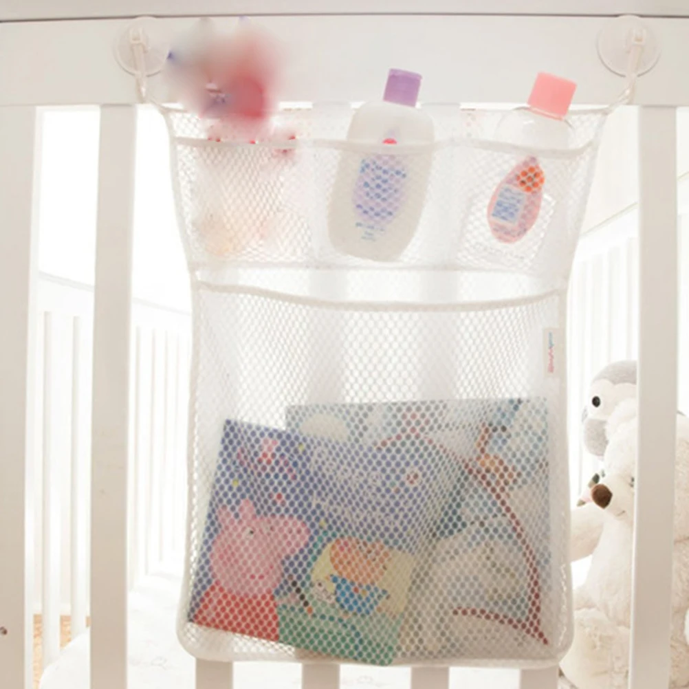 Bathroom Mesh Net Storage Bag Baby Bath Bathtub Toy Organizer Holder For Home 33x45cm | Дом и сад