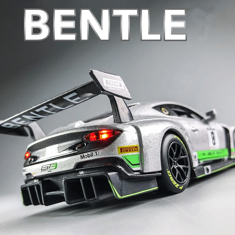 Модель гоночного автомобиля из сплава Continental GT Le Mans в масштабе 1:32 литой