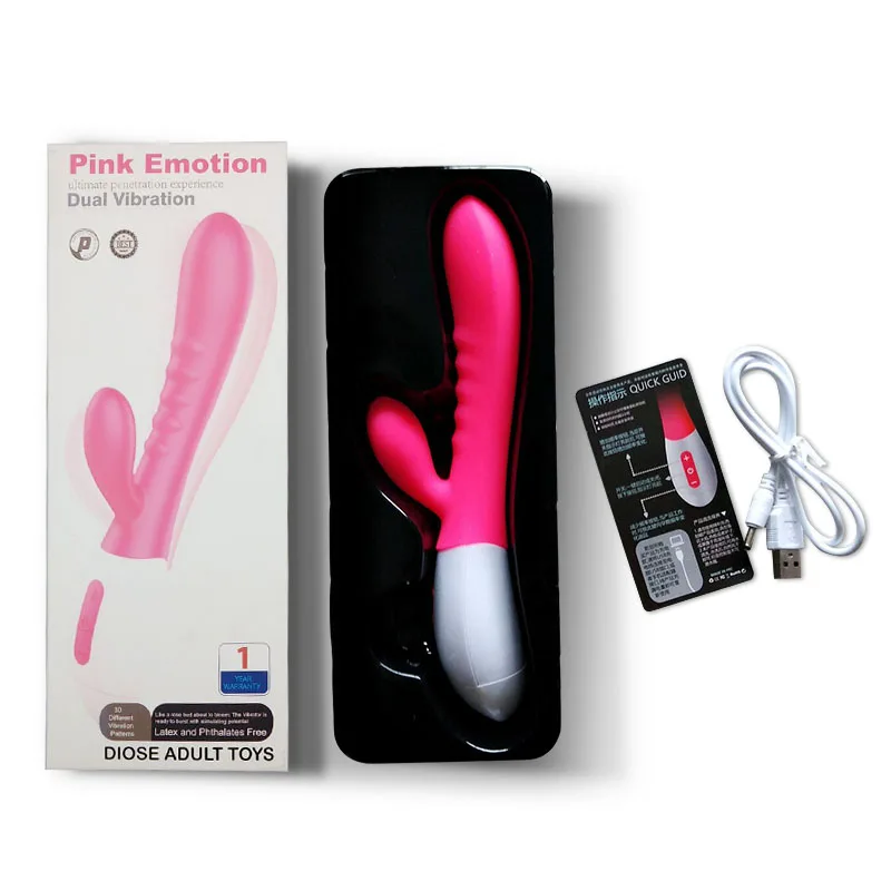 12 режимов фаллоимитатор для стимуляции клитора и точки G вибратор-кролик двойные