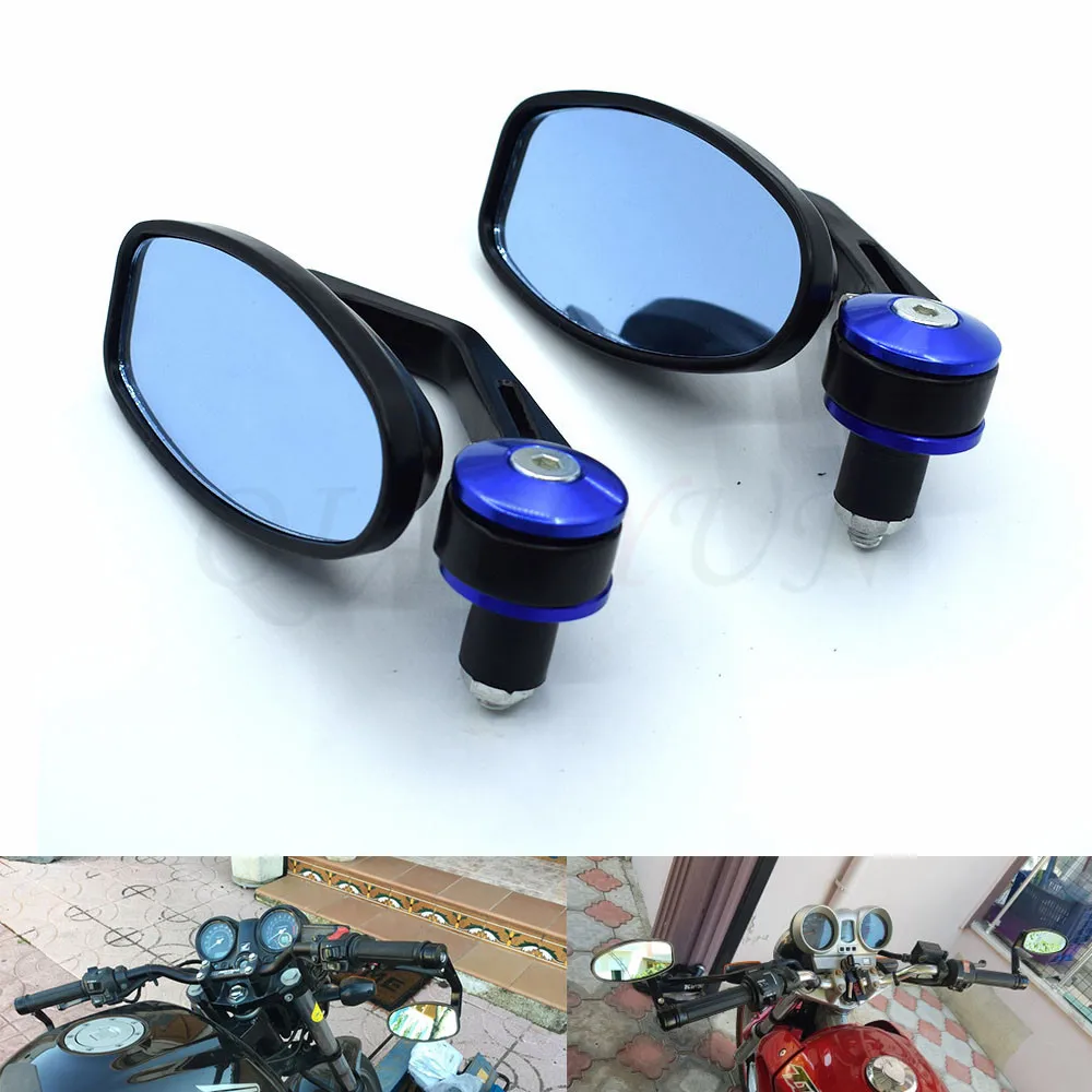 Универсальный 22 мм 7/8 &quotмотоцикл рукоятка конец зеркало заднего вида боковые