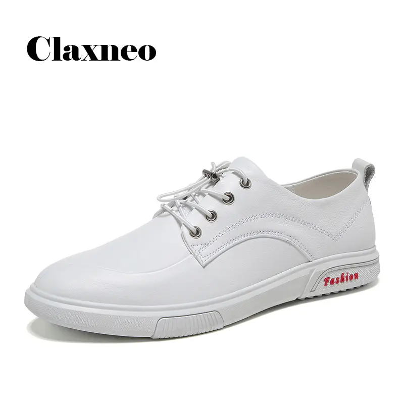 Мужская обувь белые кожаные кроссовки мужская для отдыха из натуральной кожи