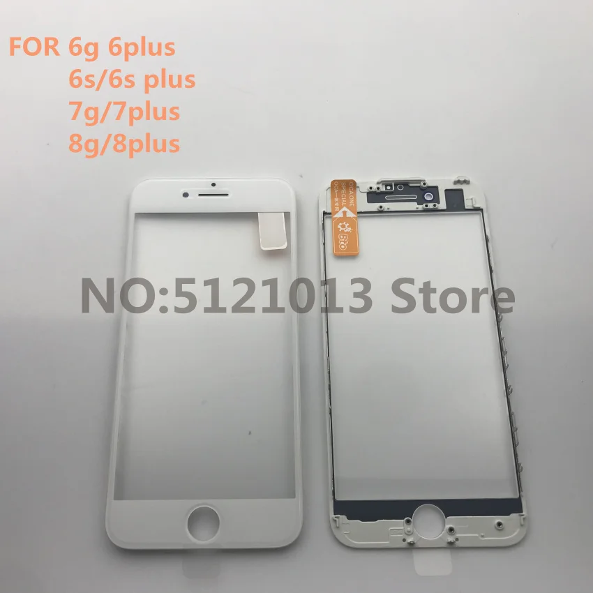 2 шт. оригинальный новый холодный пресс 3 в 1 передний ЖК экран стекло с рамкой OCA