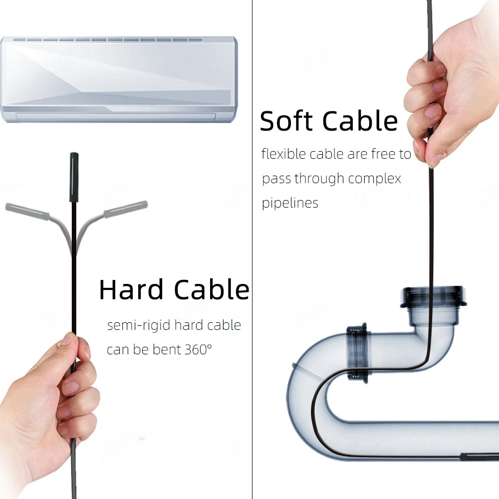 8MM Phone Endoscope Camera For Cars Android Usb Mobile Type C Car Automotive Borescope Flexible Doscope | Безопасность и защита