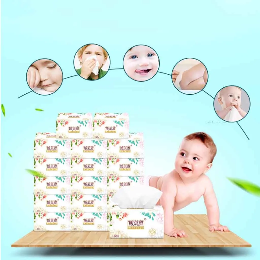 Многоцелевые бумажные полотенца мягкая туалетная бумага белые бытовые