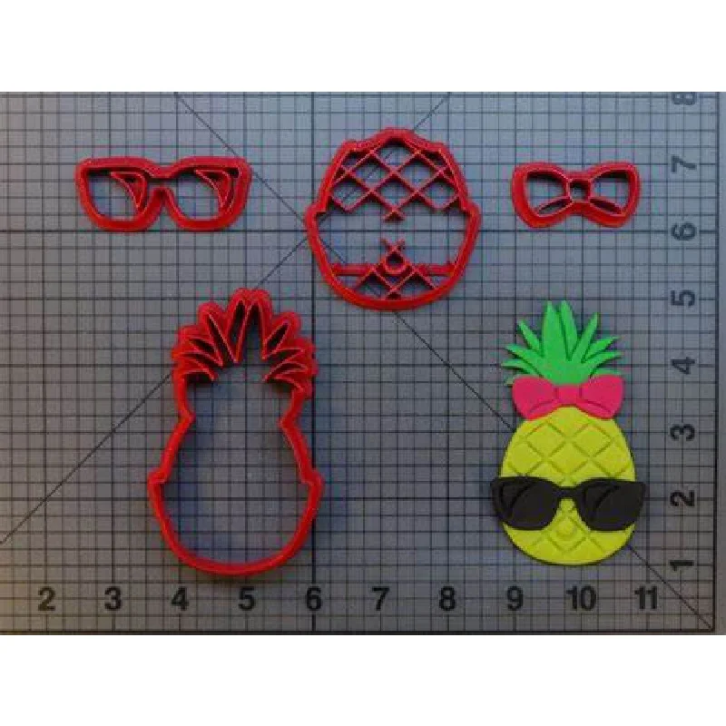 Набор для выпечки фруктов ананасов печенья 3D формы инструменты украшения тортов