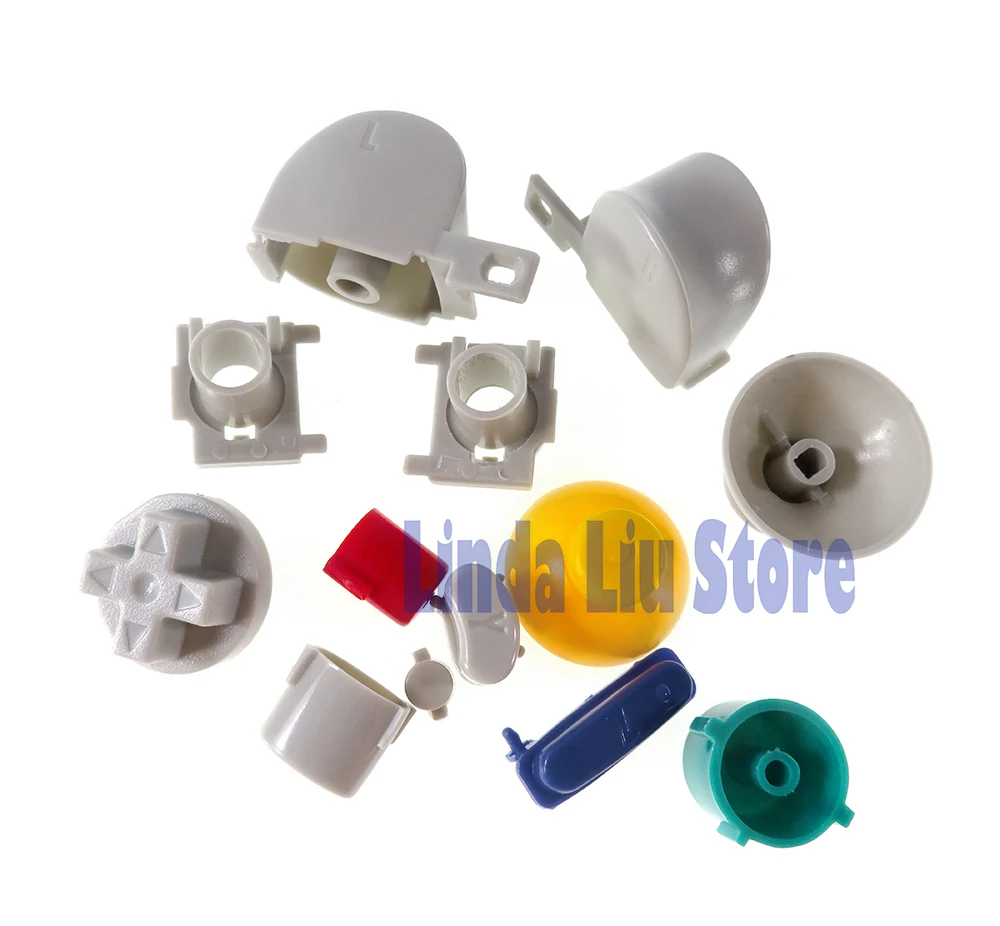 1 комплект клавиатуры ABXY Z кнопки L R для контроллера Nintend NGC цветной полный набор