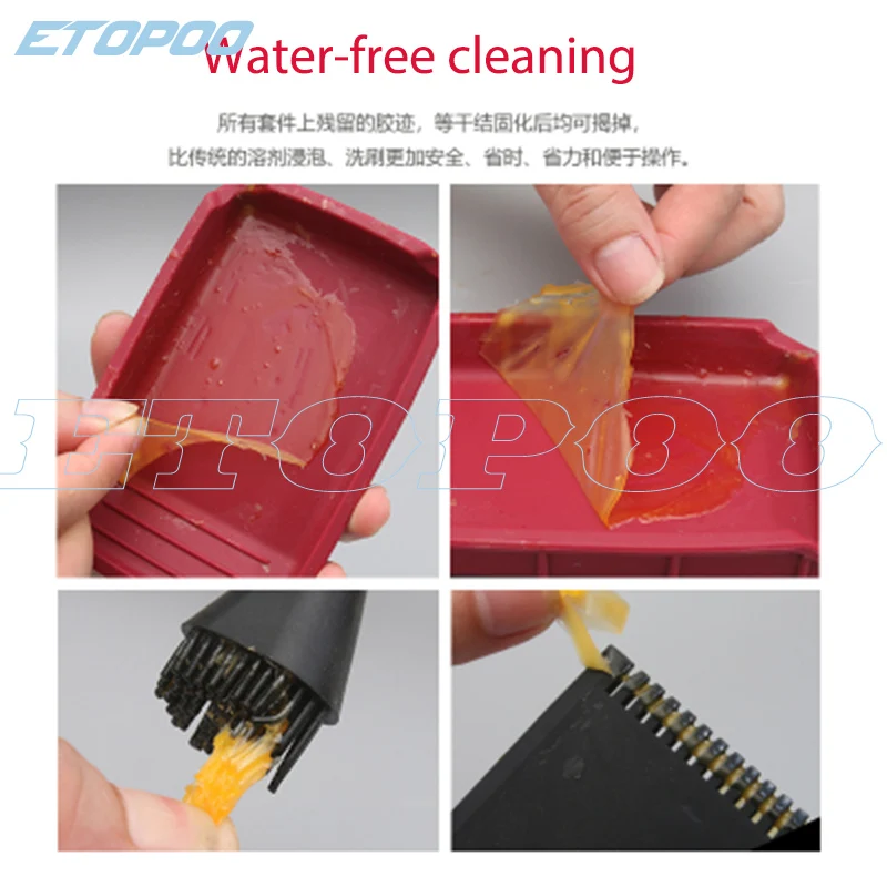 4 шт./лот силиконовая щетка для волос мягкая резиновая деревообрабатывающая