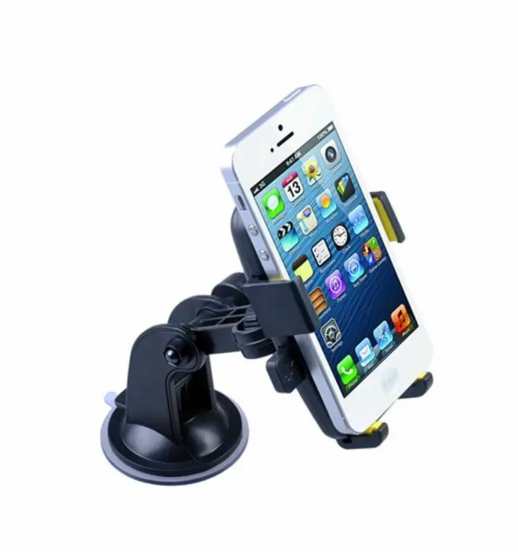 Поворотный Автомобильный держатель для телефона с присоской на ветровое стекло
