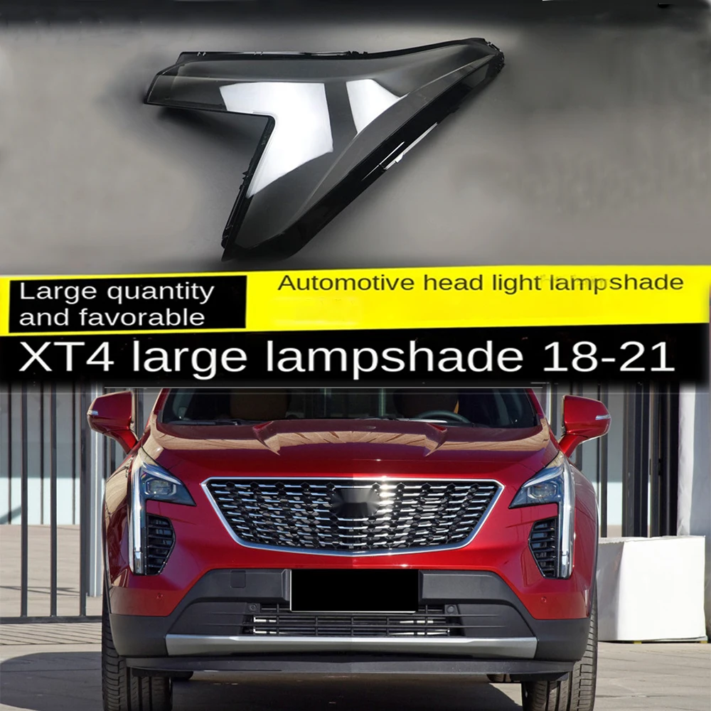 

Прозрачная стеклянная крышка для передней фары Cadillacs XT4, прозрачная крышка для передней фары 2018 2019 2020 2021, Замена переднего абажура