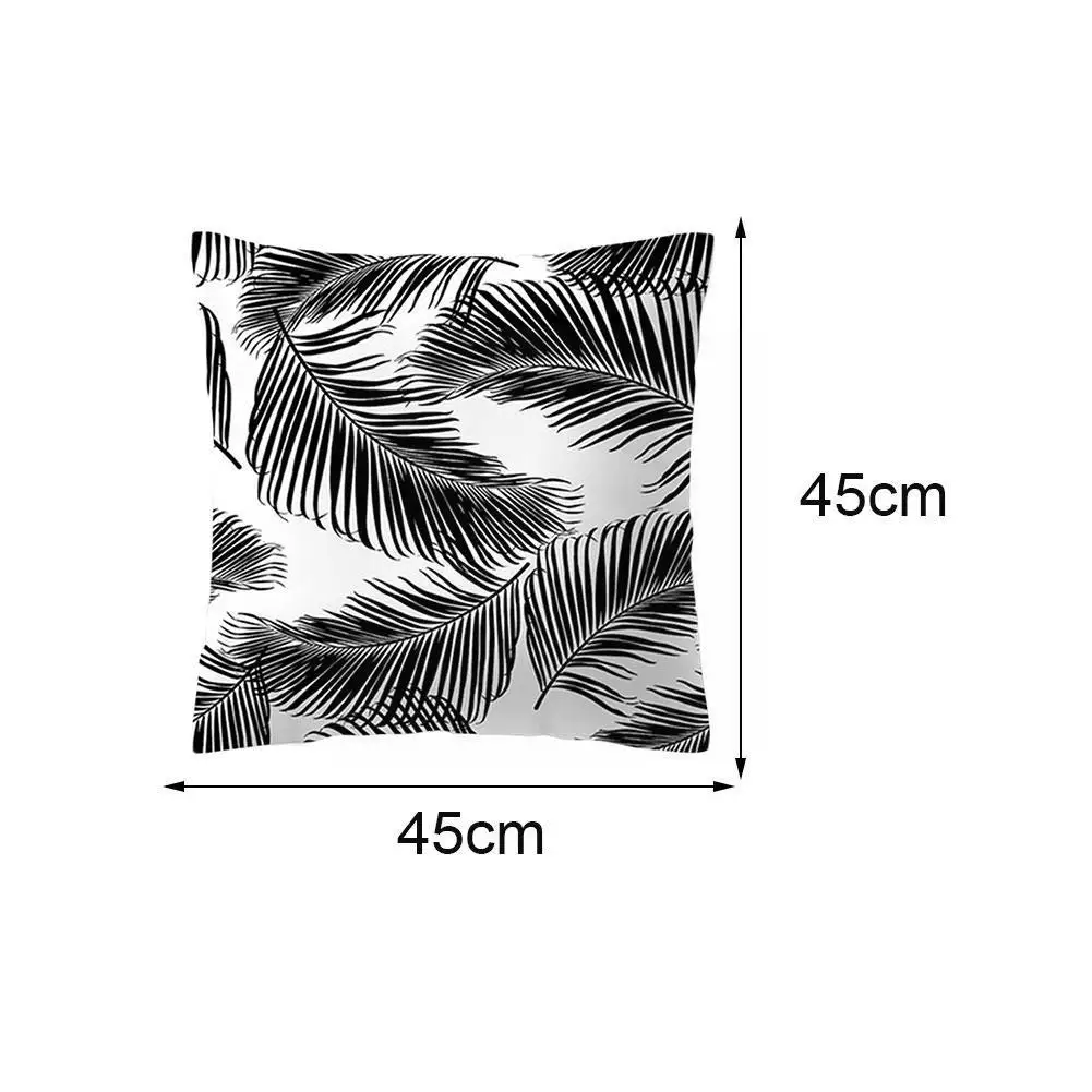 

Nordic Style Turtle Back Leaf Pattern Hug Pillowcase Cushion Sofa Pillowcase Car Skin Cushion Peach Cover Pillowcase Hug 45 M3Z8