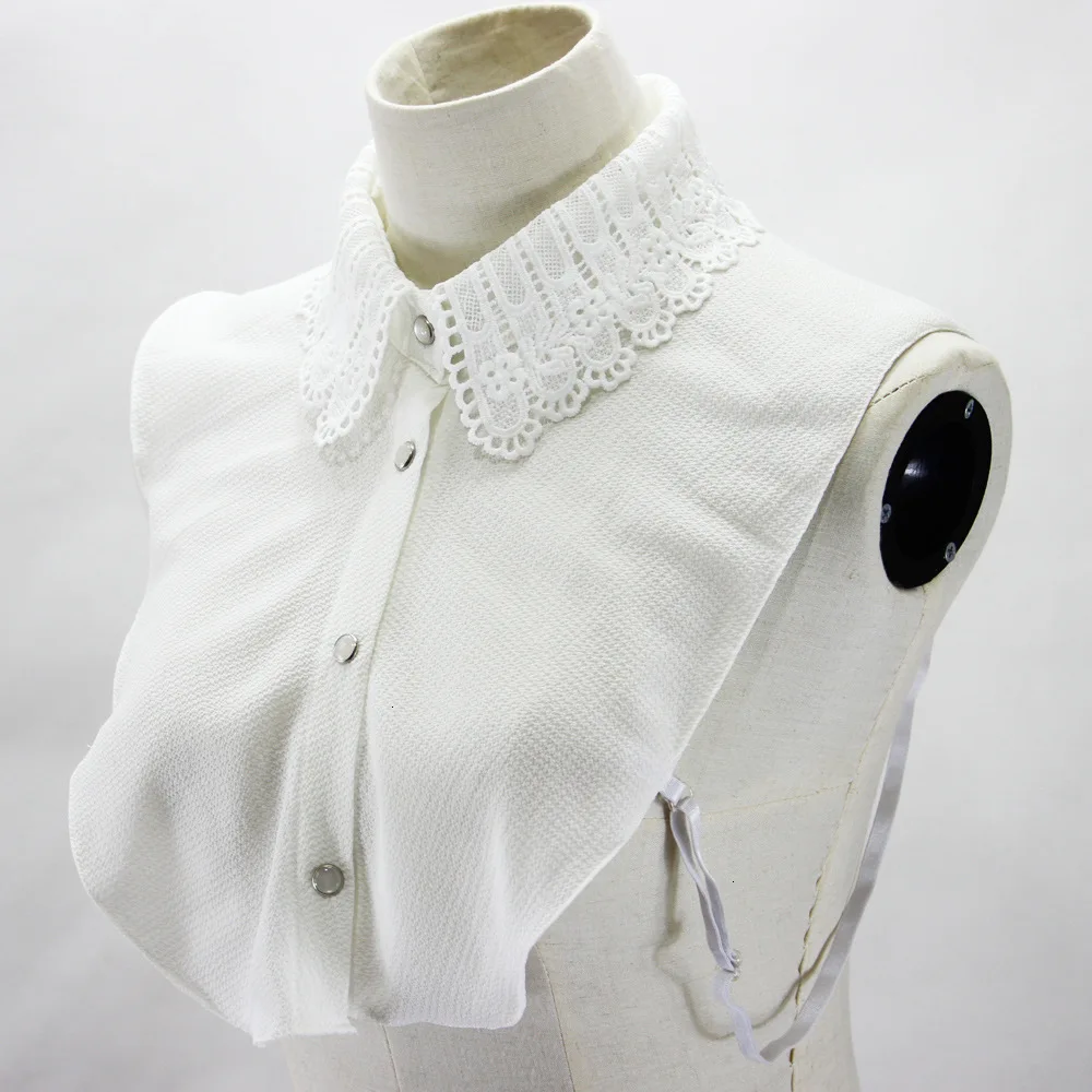 Женская шифоновая рубашка с вырезами Поддельный Воротник украшением Dickie новинка