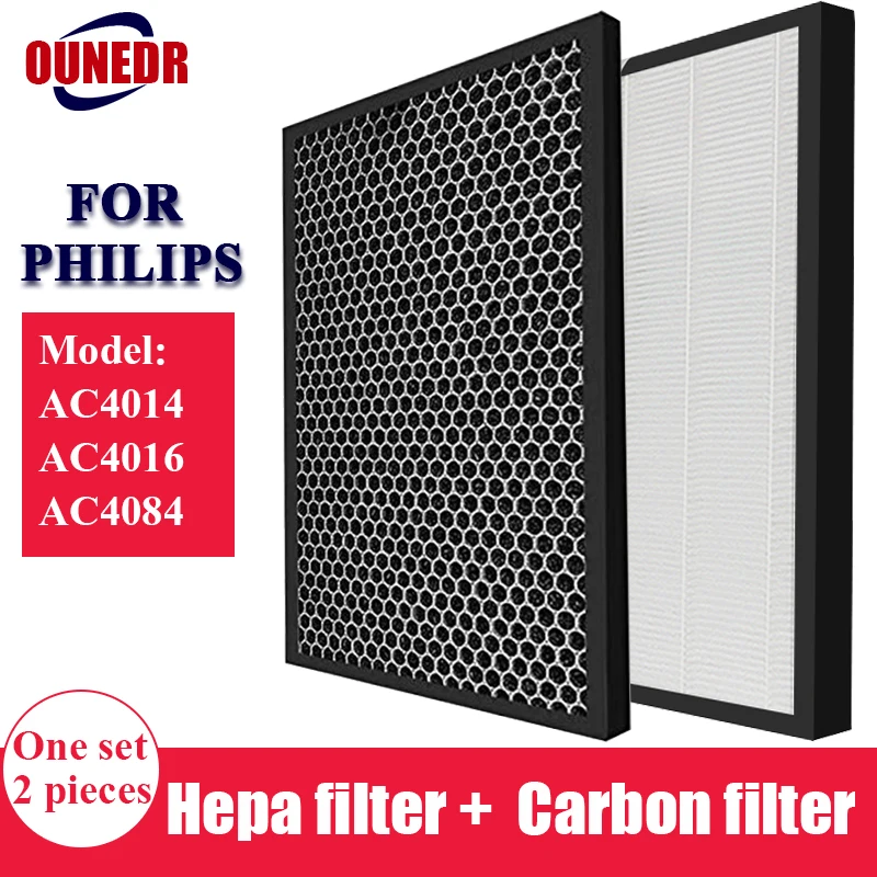 Набор сменных HEPA фильтров для Philips AC4072 AC4074 ACP073 AC4014 AC4083 AC4085 AC4086 2 шт.|Запчасти