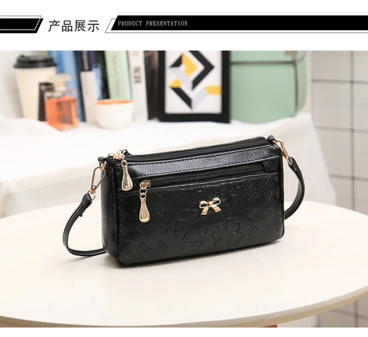 

Youth Ladies Simple Versatile Bag Fashion Large Capacity Shoulder Handbag Women Solid Leather Crossbody Bag XBH90-XBH92
