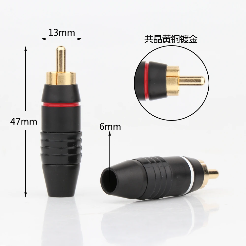 10x R1711 RCA разъем для аудиокабеля 24K позолоченный + Бесплатная доставка 100% Новинка -