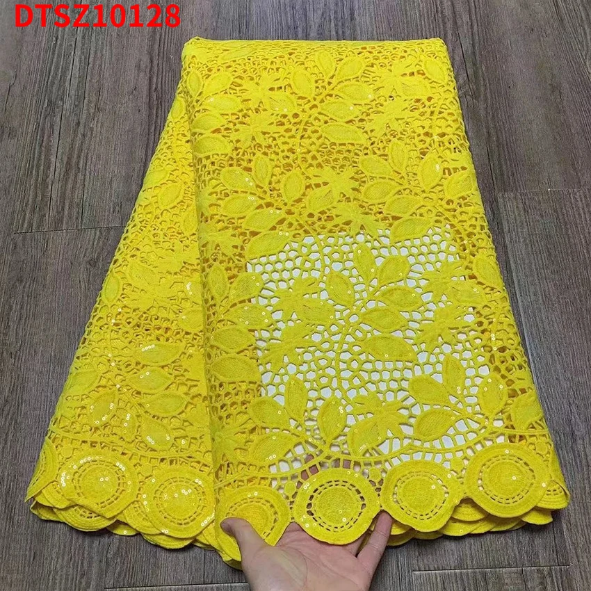 Низкая цена искусственная ткань цветочный стиль африканская Водорастворимая