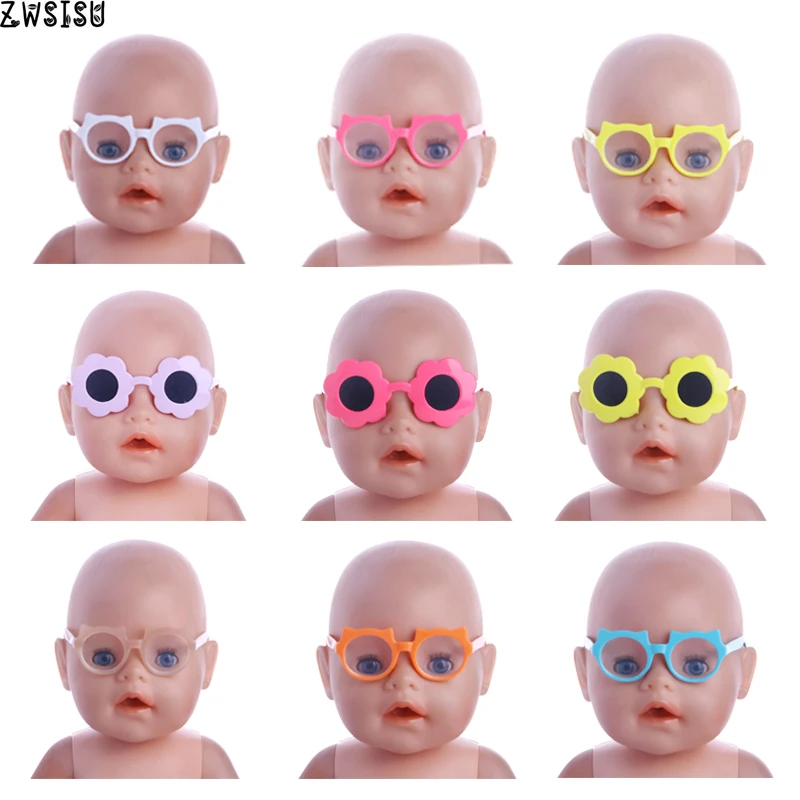 Кукла солнцезащитные очки цветная оправа подходит для 18 дюймов американский и 43