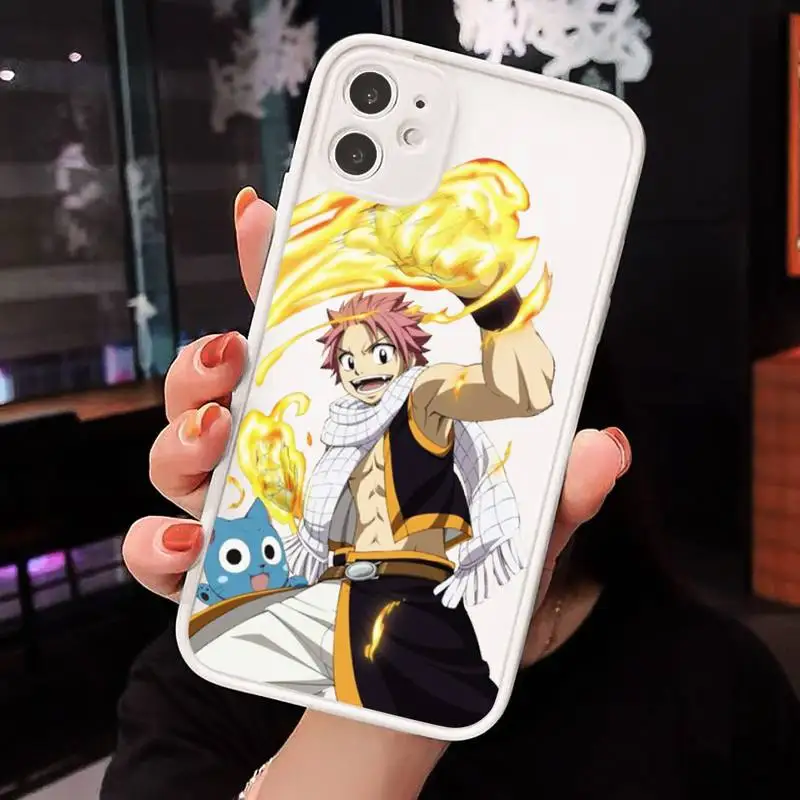 

FAIRY TAIL Phone Case Matte For iPhone 12 Mini 11 Pro XR XS Max 7 8 Plus X Hard PC Back Cover