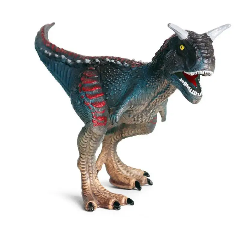 Модель Carnotaurus из ПВХ для мальчиков экшн-модель Юрского периода динозавр подарок