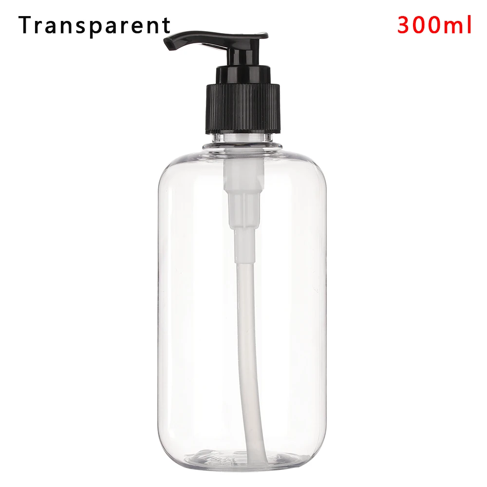 300ml Transparent 100/200/300 ml прозрачный пены бутылка для жидкого мыла, пена розлива точек шампунь лосьона гель для душа бутылки для лосьона - Цвет: 300ml Transparent