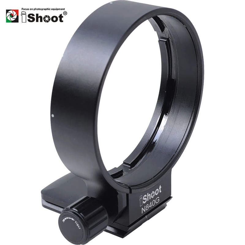 iShoot Lens Collar for Nikon AF-S 80-400mm f/4.5-5.6G ED VR Foot Tripod Mount Ring Stand Base Replace Arca Compatible IS-N840G |
