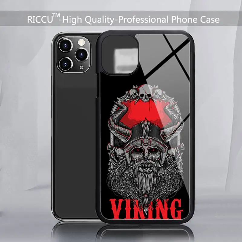 Славянский чехол для телефона с символом Викинга резиновый iPhone 12 11Pro Max XS 8 7 6 6S Plus X